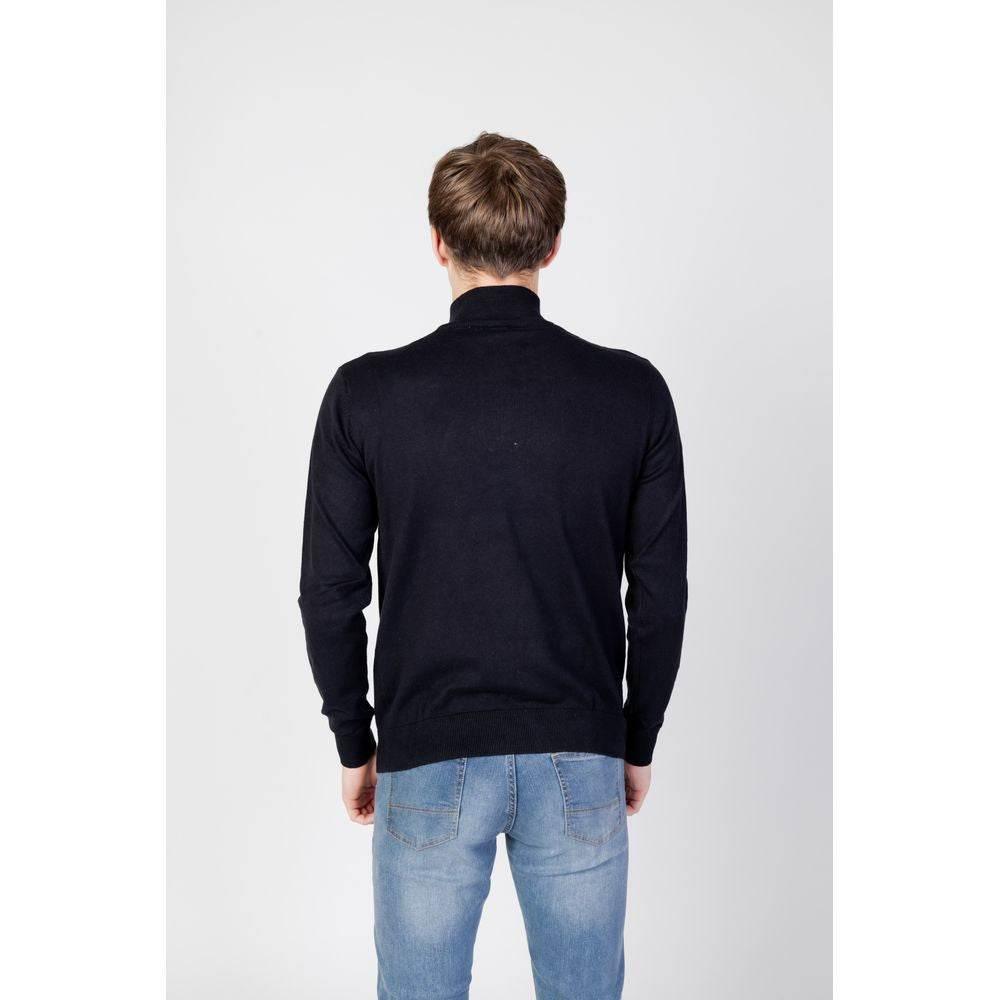 U.S. POLO ASSN. Black Cotton Sweater - Hilstor