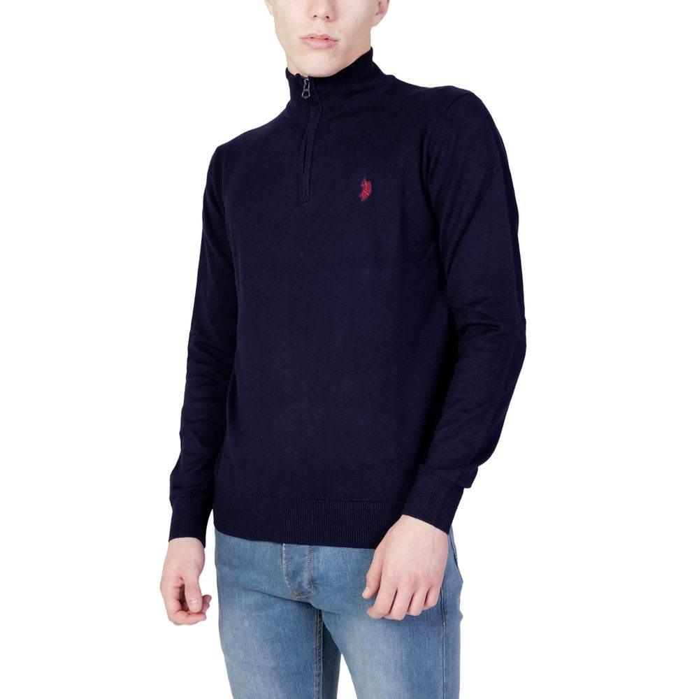 U.S. POLO ASSN. Blue Cotton Sweater - Hilstor