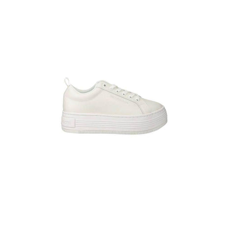 Calvin Klein Jeans White Leather Sneaker - Hilstor