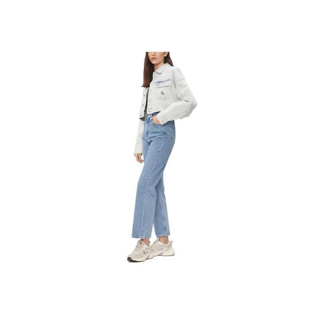 Calvin Klein Jeans Light Blue Cotton Relaxed Fit Jean - Hilstor
