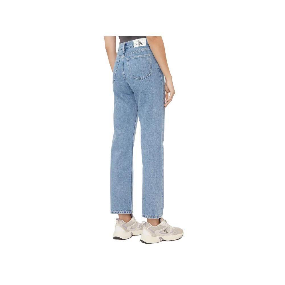 Calvin Klein Jeans Light Blue Cotton Relaxed Fit Jean - Hilstor