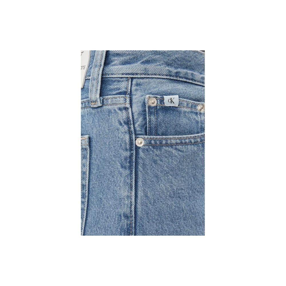 Calvin Klein Jeans Light Blue Cotton Relaxed Fit Jean - Hilstor