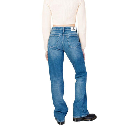Calvin Klein Jeans Blue Cotton Mom Jean - Hilstor