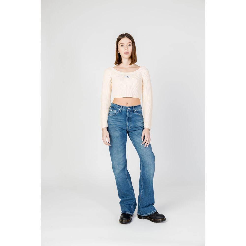 Calvin Klein Jeans Blue Cotton Mom Jean - Hilstor