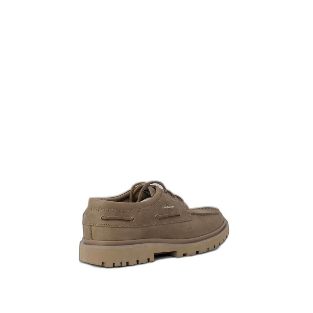 Calvin Klein Brown Leather Casual - Hilstor