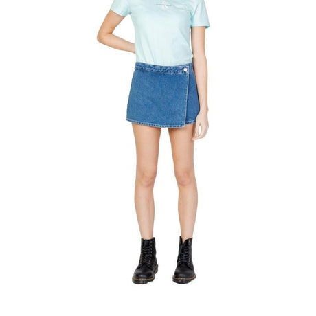 Calvin Klein Jeans Blue Cotton Short - Hilstor