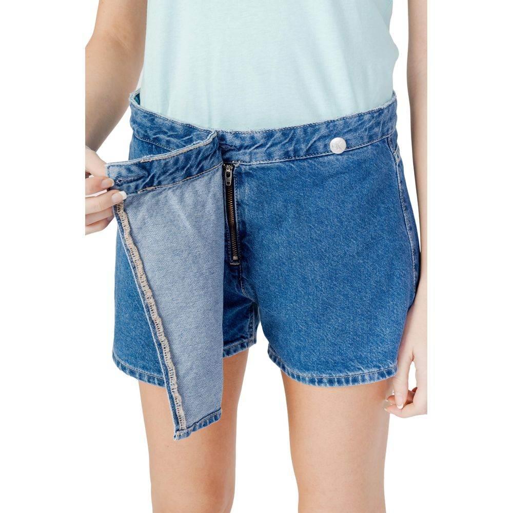 Calvin Klein Jeans Blue Cotton Short - Hilstor