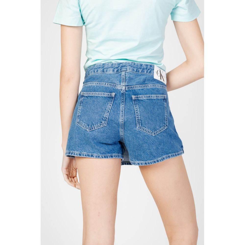 Calvin Klein Jeans Blue Cotton Short - Hilstor