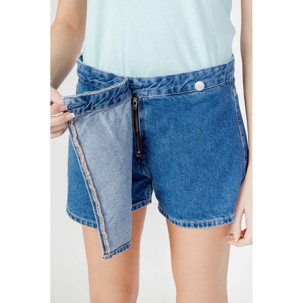 Calvin Klein Jeans Blue Cotton Short - Hilstor