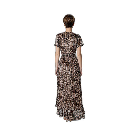 Guess Brown Polyester Dress - Hilstor