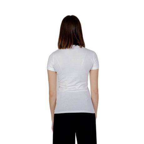 Guess White Cotton Tops & T-Shirt - Hilstor
