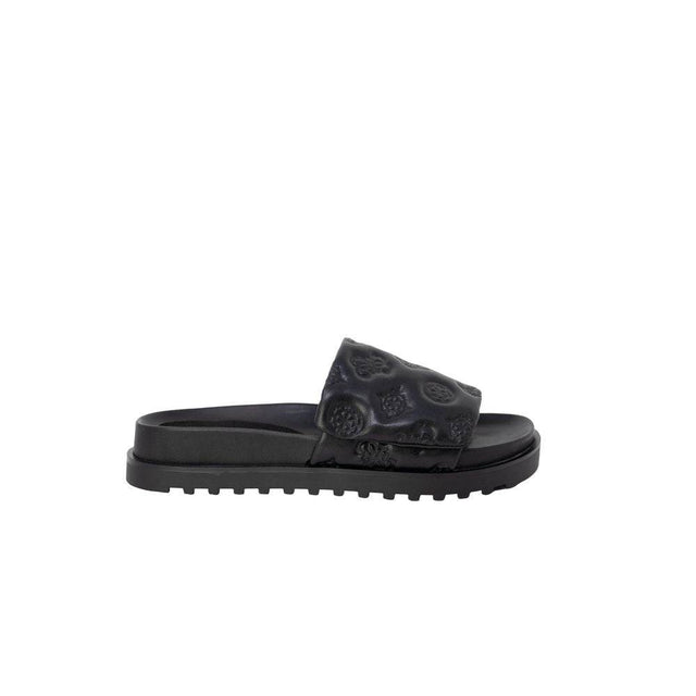 Guess Black Synthetic Sandal - Hilstor