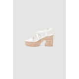 Guess Beige Leather Sandal - Hilstor