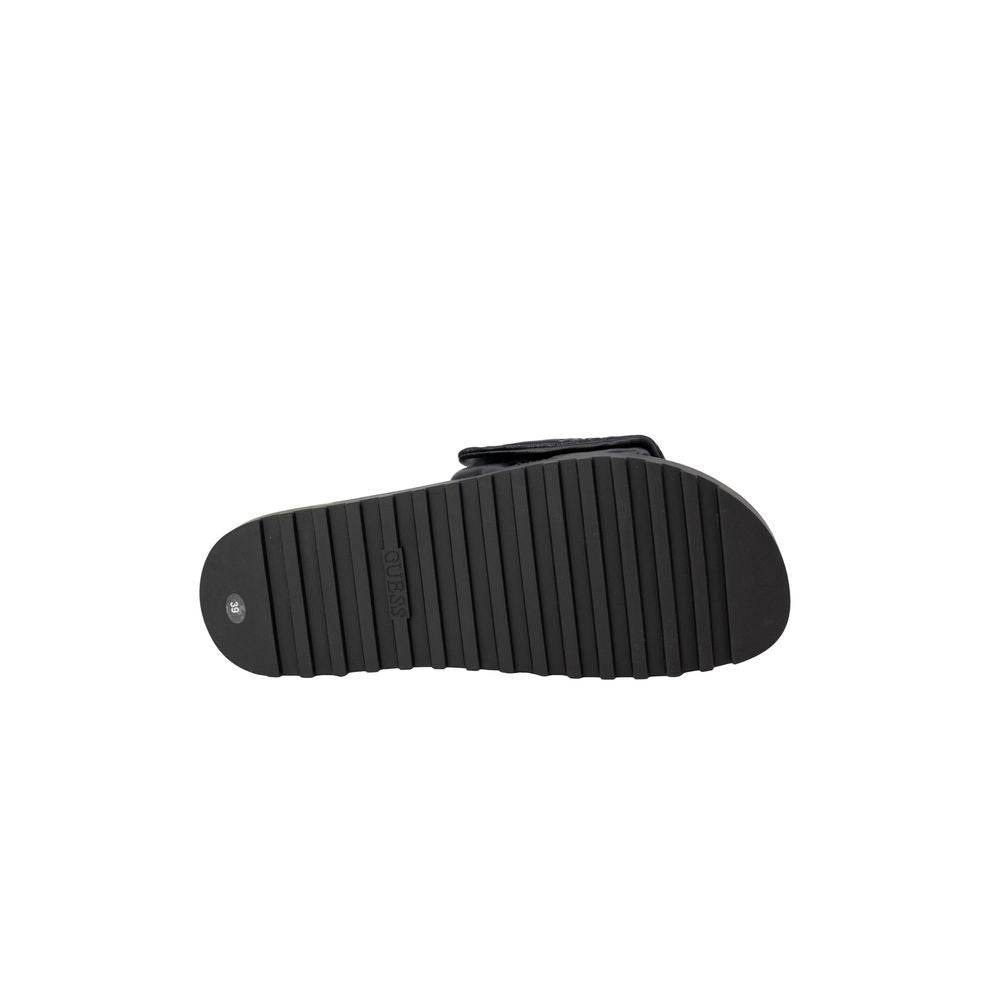 Guess Black Synthetic Sandal - Hilstor