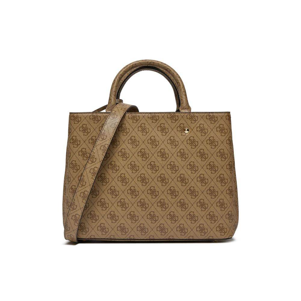 Guess Beige Polyethylene Handbag - Hilstor