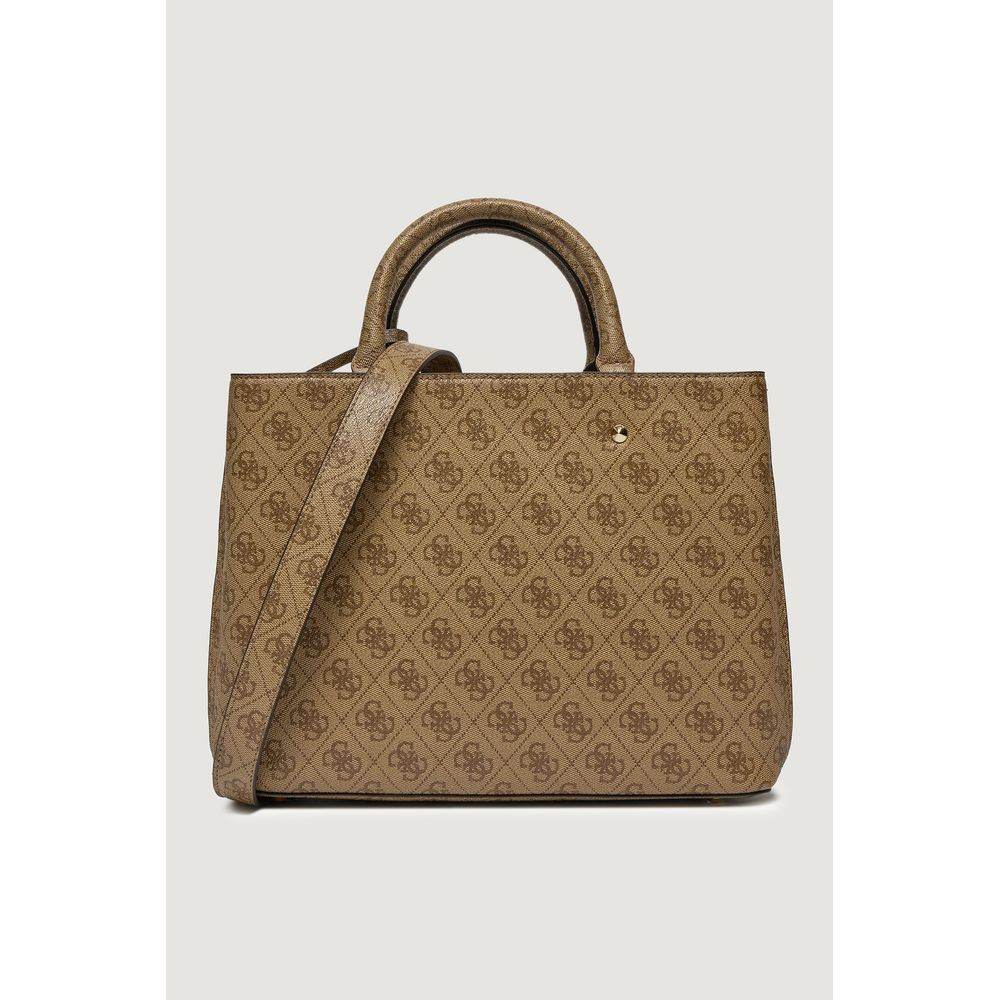Guess Beige Polyethylene Handbag - Hilstor