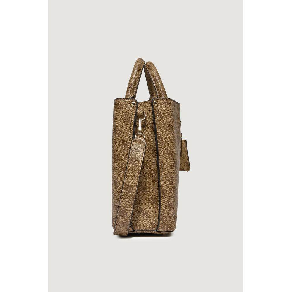 Guess Beige Polyethylene Handbag - Hilstor
