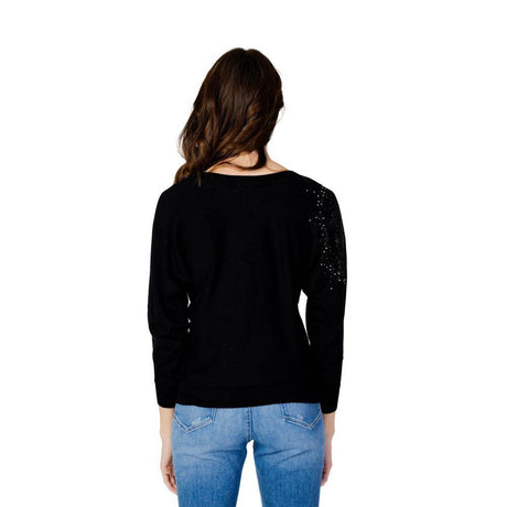 Guess Black Viscose Tops & T-Shirt - Hilstor