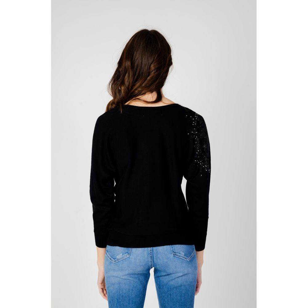 Guess Black Viscose Tops & T-Shirt - Hilstor