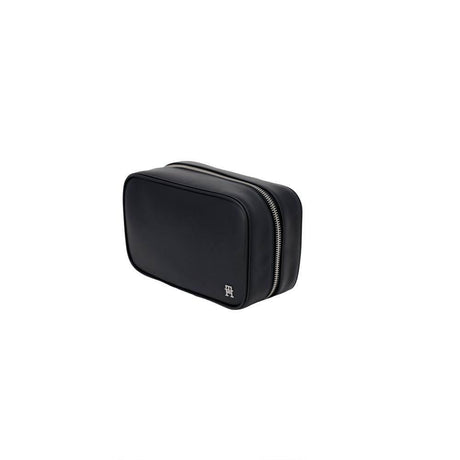 Tommy Hilfiger Black Leather Luggage And Travel - Hilstor