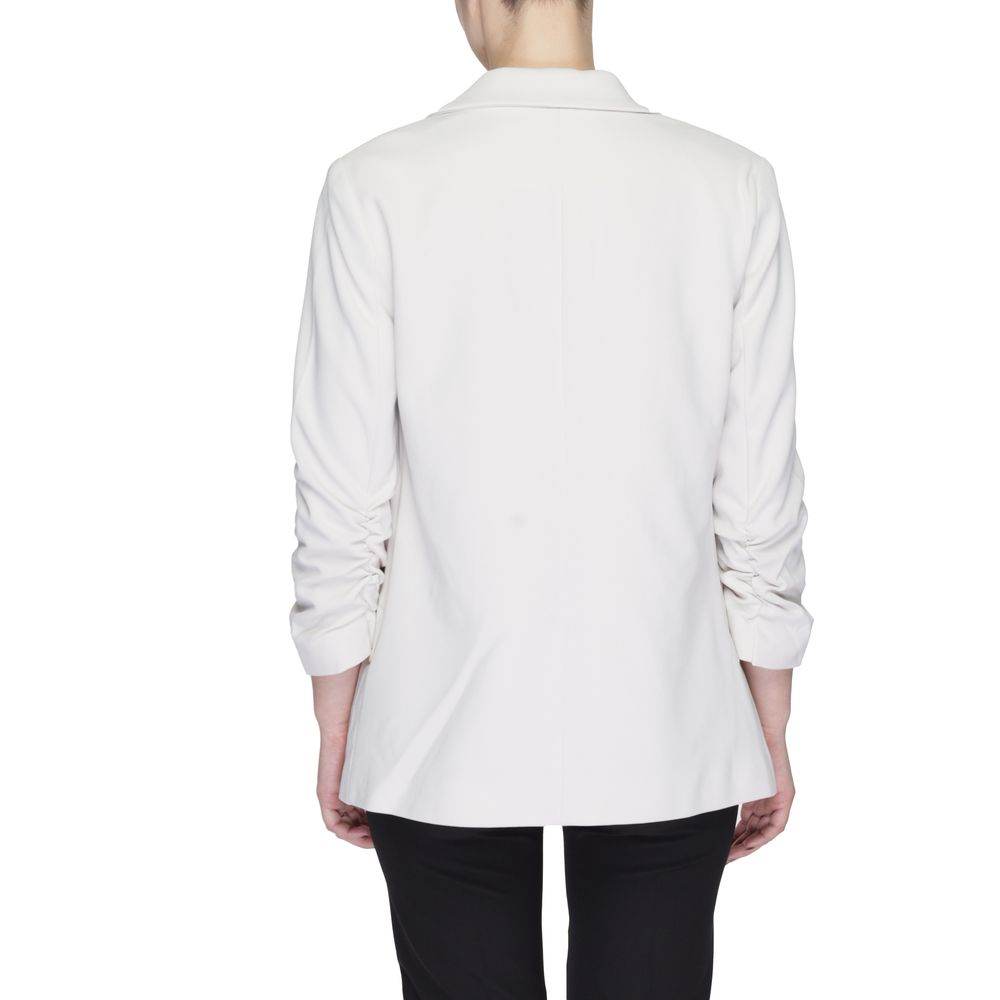 Only Beige Polyester Suits & Blazer - Hilstor