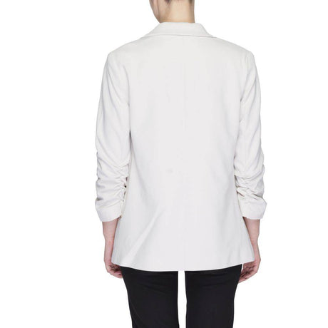 Only Beige Polyester Suits & Blazer - Hilstor