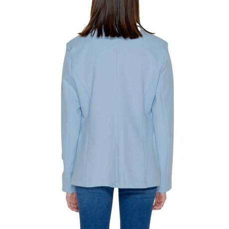 Only Blue Polyester Suits & Blazer - Hilstor