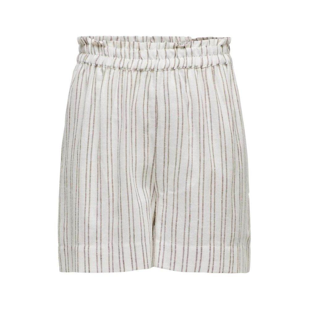 Only Beige Viscose Short - Hilstor