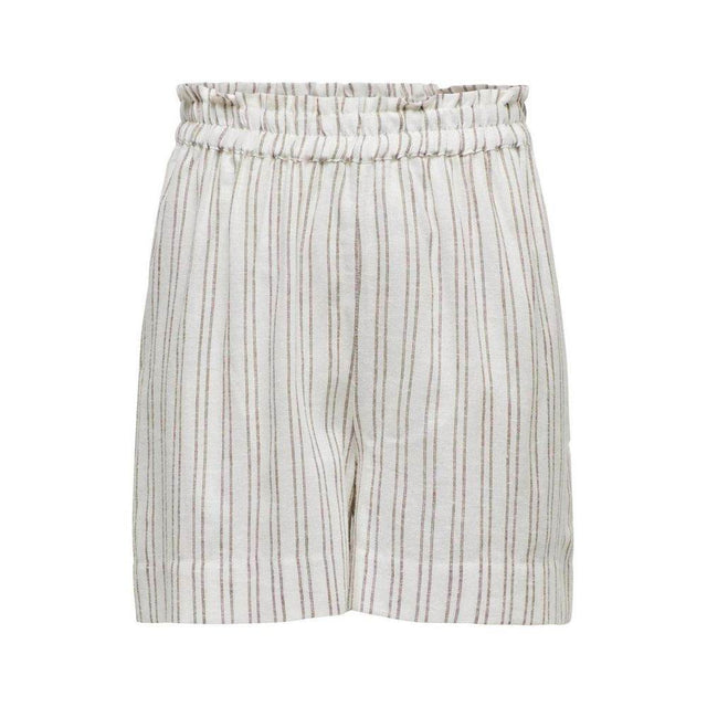 Only Beige Viscose Short - Hilstor