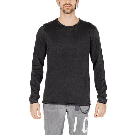 Jack Jones Black Cotton T-Shirt - Hilstor