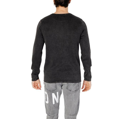 Jack Jones Black Cotton T-Shirt - Hilstor