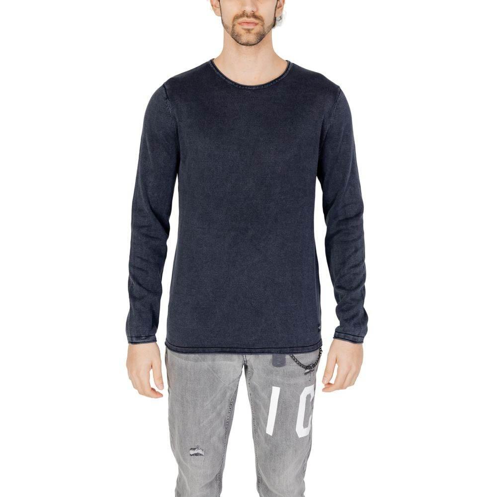Jack Jones Blue Cotton T-Shirt - Hilstor