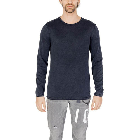 Jack Jones Blue Cotton T-Shirt - Hilstor