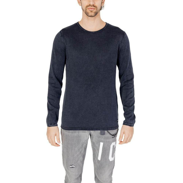Jack Jones Blue Cotton T-Shirt - Hilstor