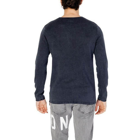 Jack Jones Blue Cotton T-Shirt - Hilstor