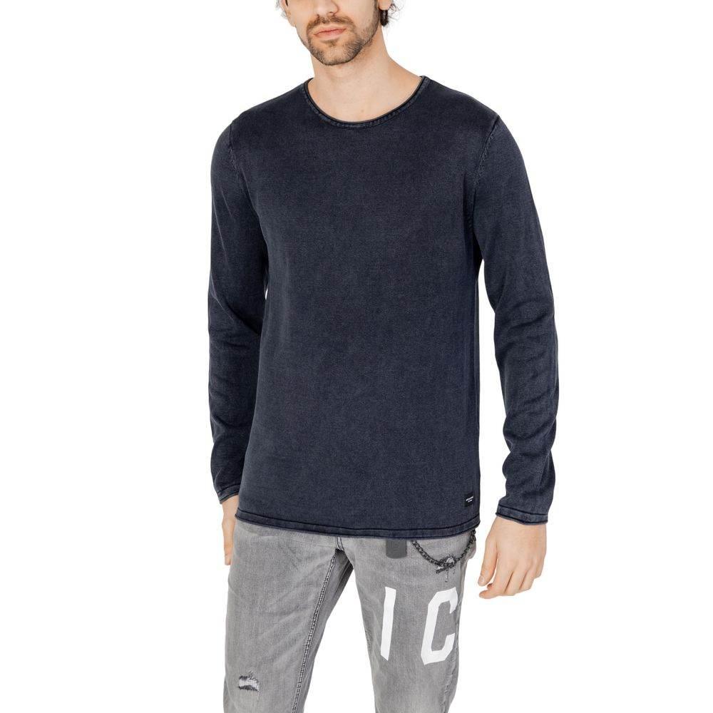 Jack Jones Blue Cotton T-Shirt - Hilstor