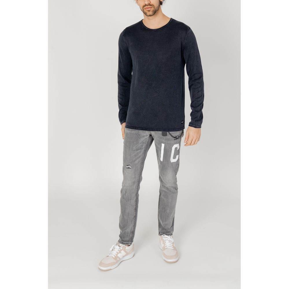 Jack Jones Blue Cotton T-Shirt - Hilstor