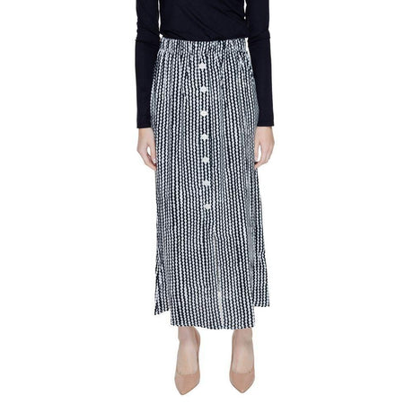 Only Black Viscose Skirt - Hilstor