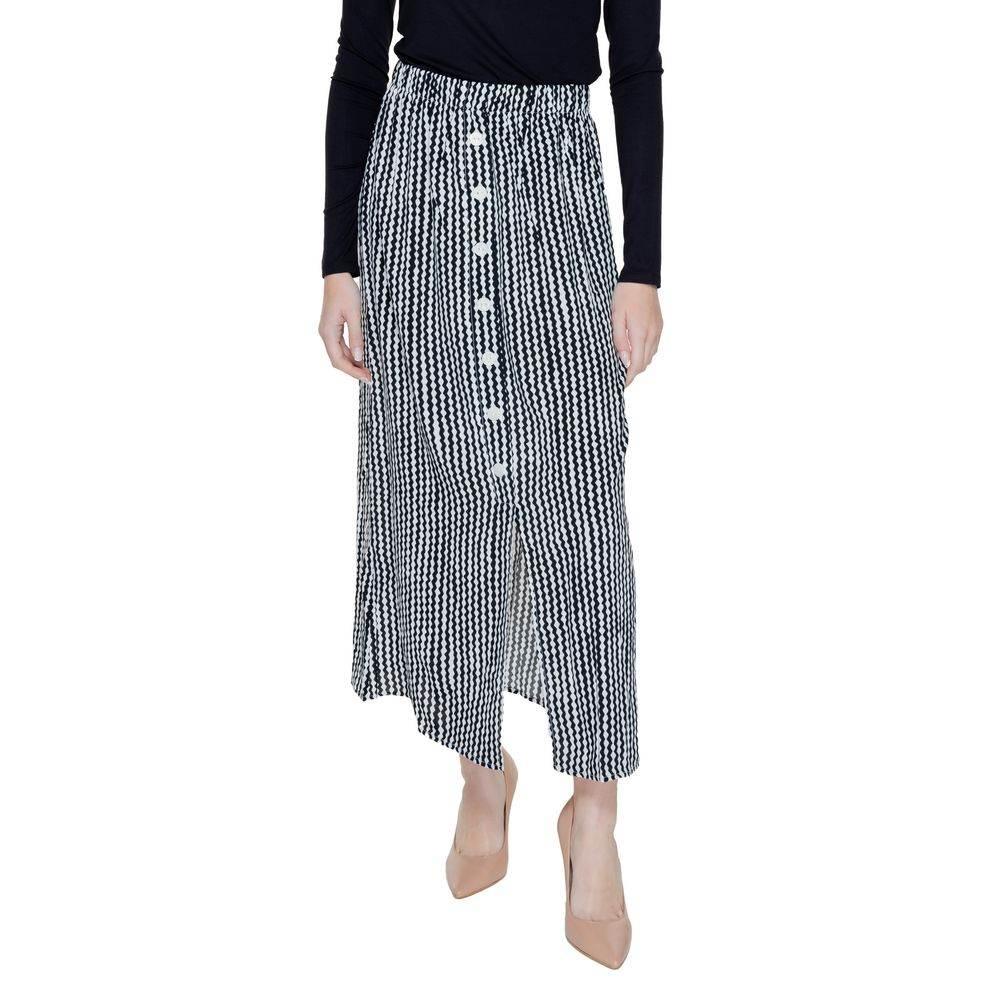 Only Black Viscose Skirt - Hilstor