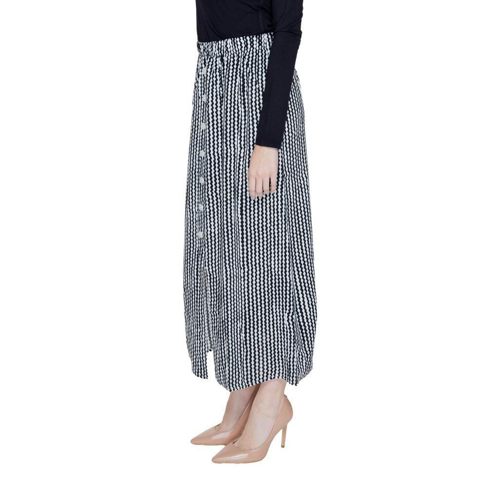 Only Black Viscose Skirt - Hilstor