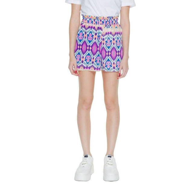 Only Multicolor Recycled Polyester Short - Hilstor