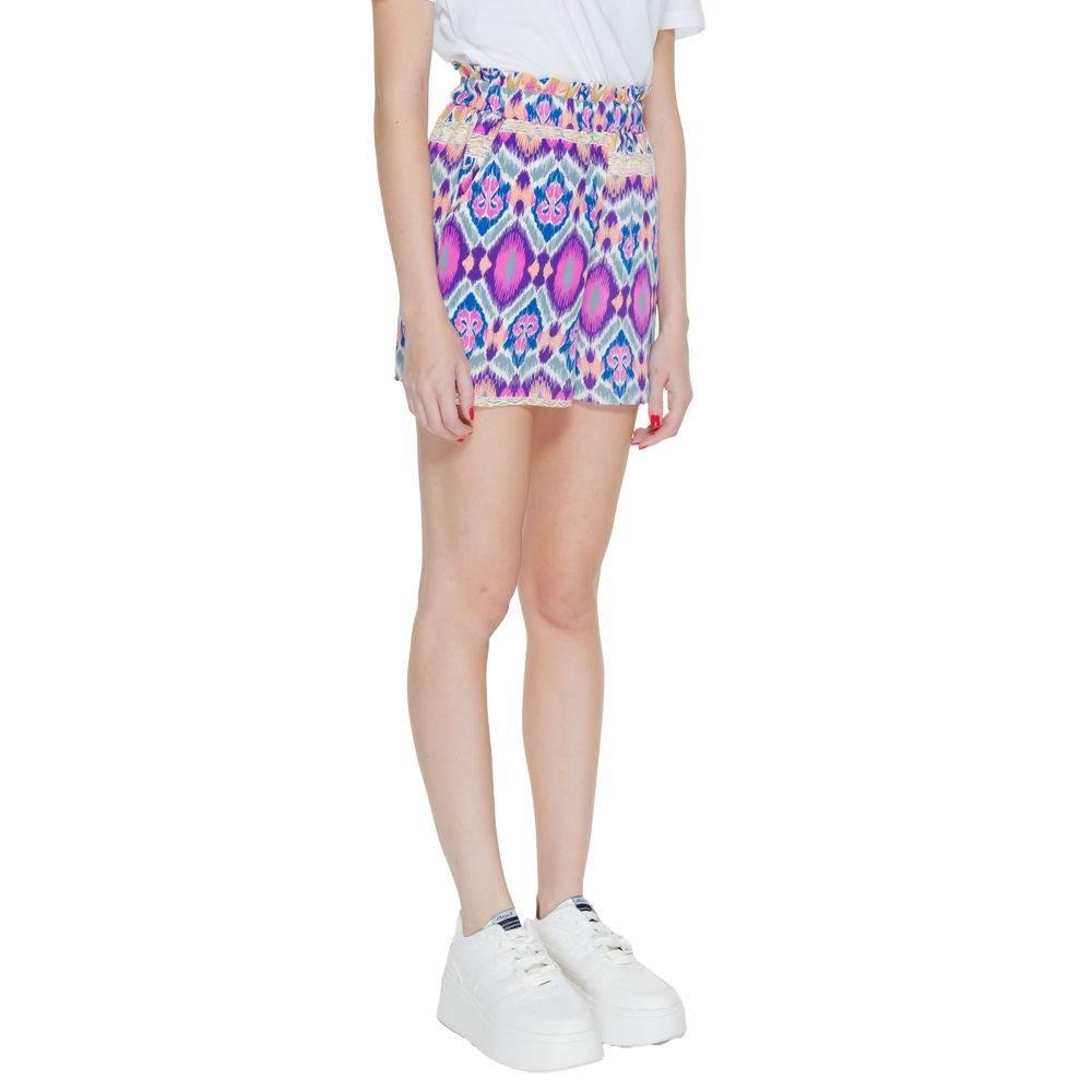 Only Multicolor Recycled Polyester Short - Hilstor