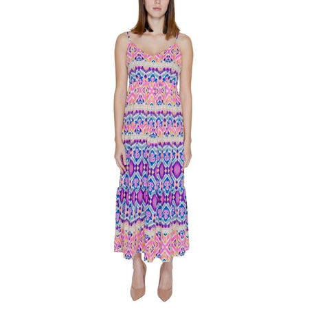 Only Multicolor Recycled Polyester Dress - Hilstor