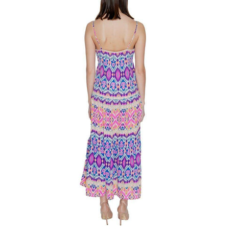 Only Multicolor Recycled Polyester Dress - Hilstor