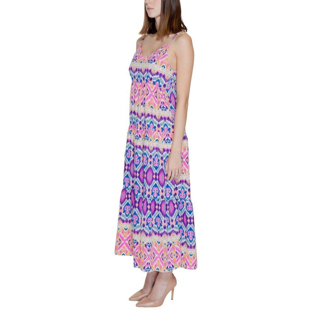 Only Multicolor Recycled Polyester Dress - Hilstor
