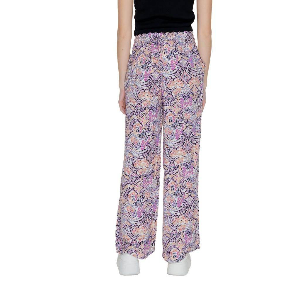 Only Purple Viscose Jeans & Pant - Hilstor