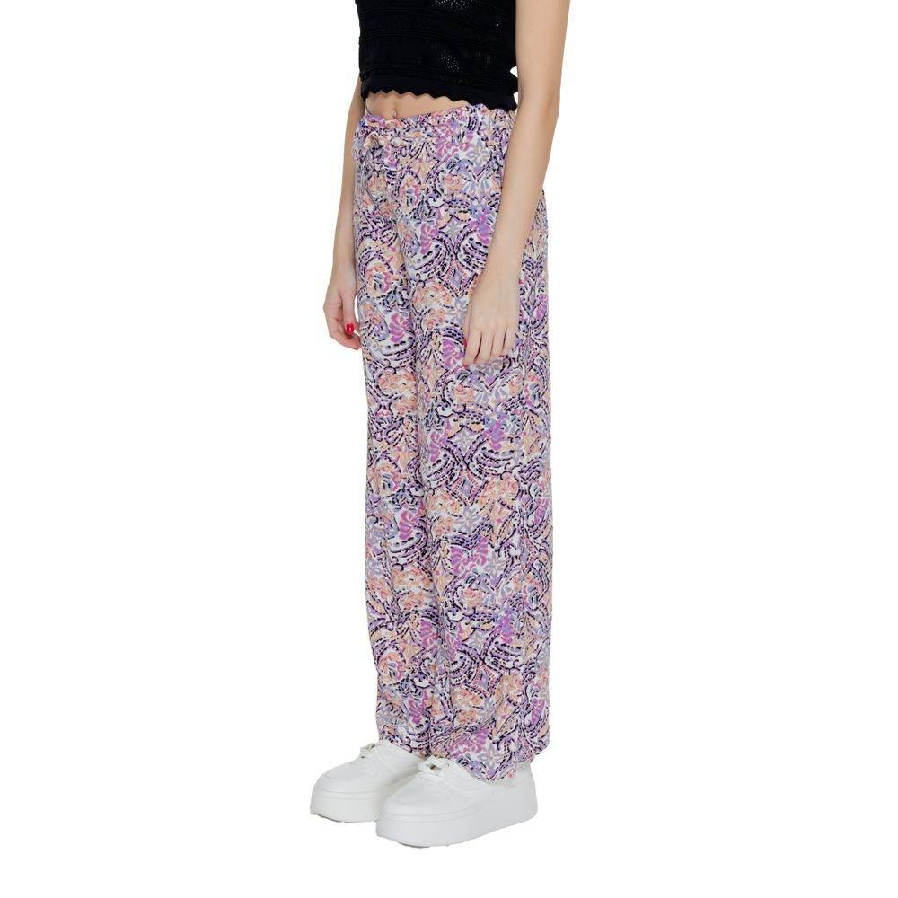 Only Purple Viscose Jeans & Pant - Hilstor
