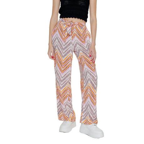 Only Multicolor Viscose Jeans & Pant - Hilstor