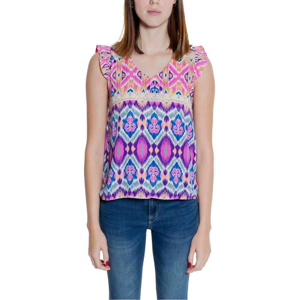 Only Multicolor Recycled Polyester Tops & T-Shirt - Hilstor