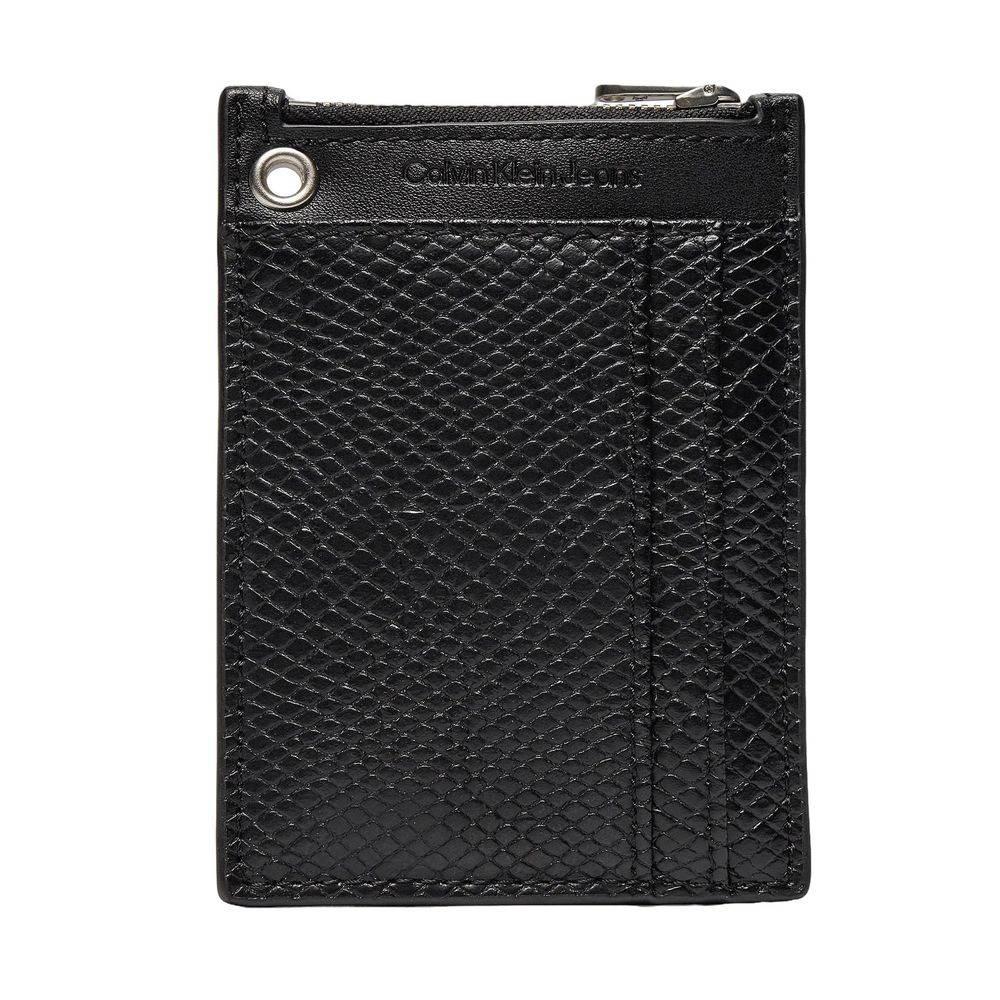 Calvin Klein Jeans Black Polyethylene Wallet - Hilstor